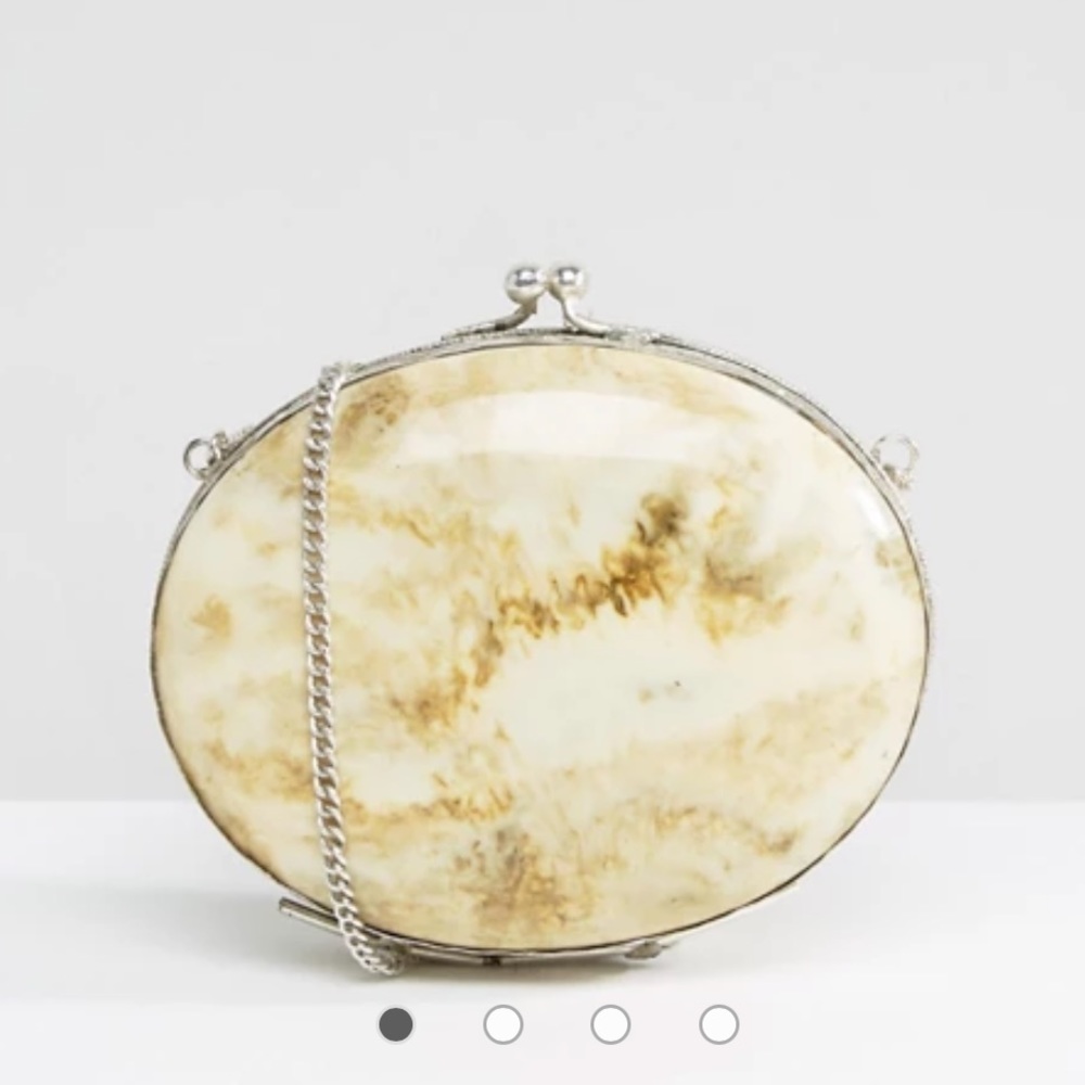 Park Lane Marble Effect Etched Hand Made Purse